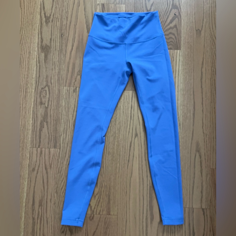 Lululemon Wunder Under Blue Leggings 28”